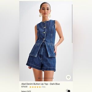 ABEL denim top meshki.